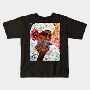 The lady from old Havana Kids T-Shirt